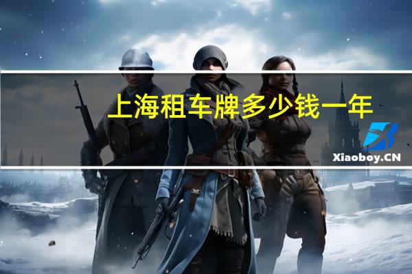 上海租车牌多少钱一年