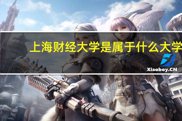 上海财经大学是属于什么大学