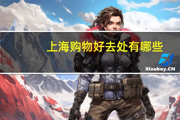上海购物好去处有哪些