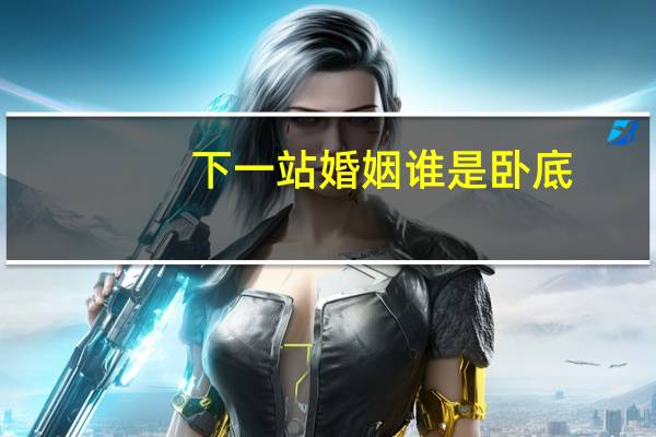 下一站婚姻谁是卧底