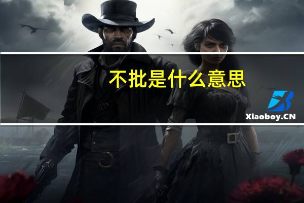 不批是什么意思