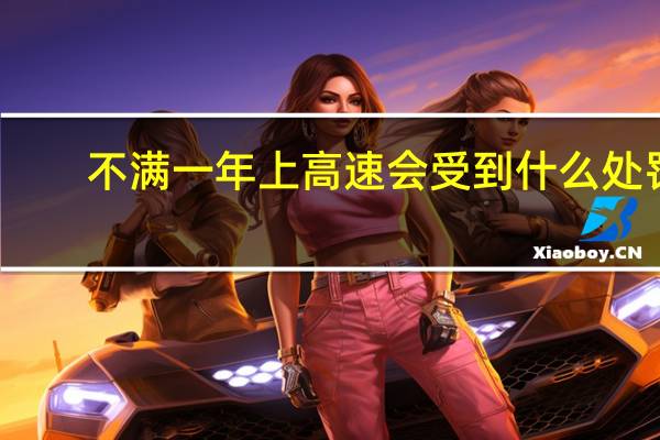 不满一年上高速会受到什么处罚
