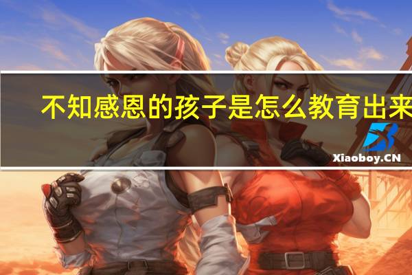 不知感恩的孩子是怎么教育出来的