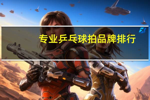专业乒乓球拍品牌排行