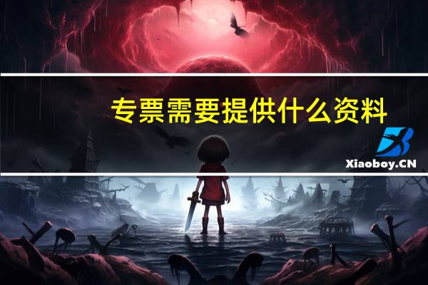 专票需要提供什么资料