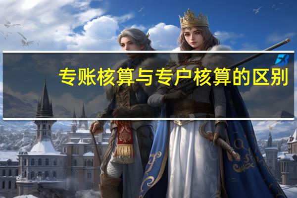 专账核算与专户核算的区别