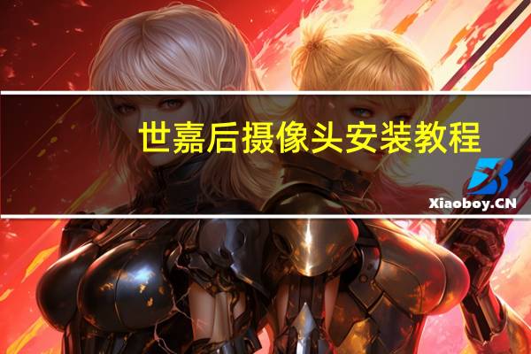 世嘉后摄像头安装教程