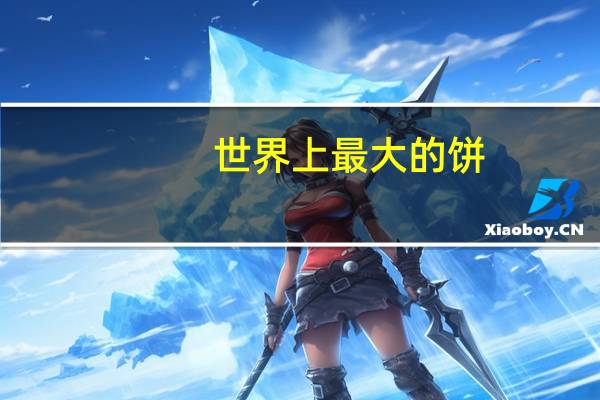世界上最大的饼