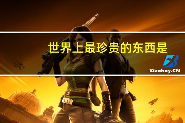 世界上最珍贵的东西是