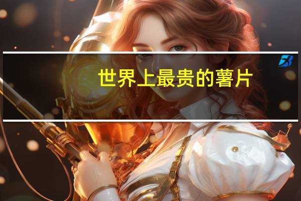 世界上最贵的薯片
