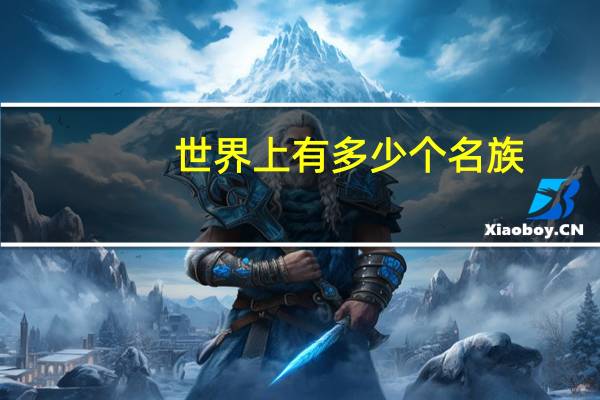 世界上有多少个名族