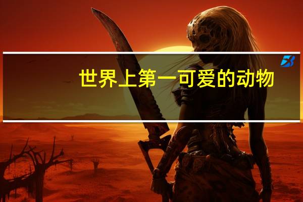 世界上第一可爱的动物
