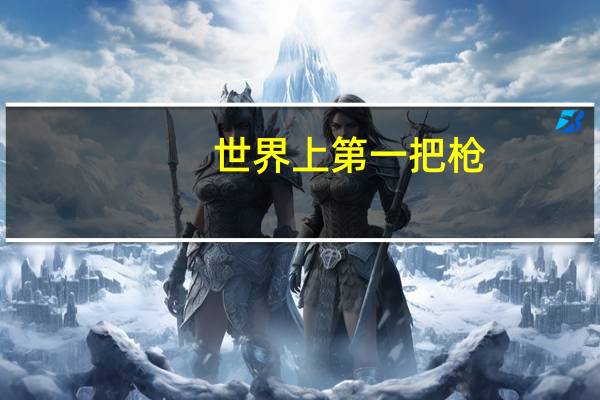 世界上第一把枪