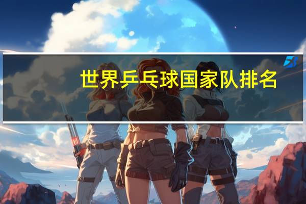 世界乒乓球国家队排名
