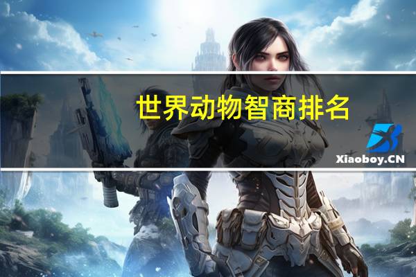 世界动物智商排名
