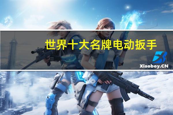 世界十大名牌电动扳手