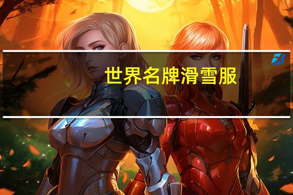 世界名牌滑雪服