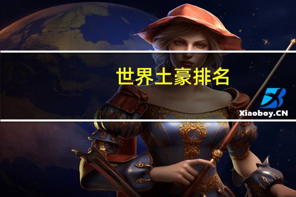 世界土豪排名