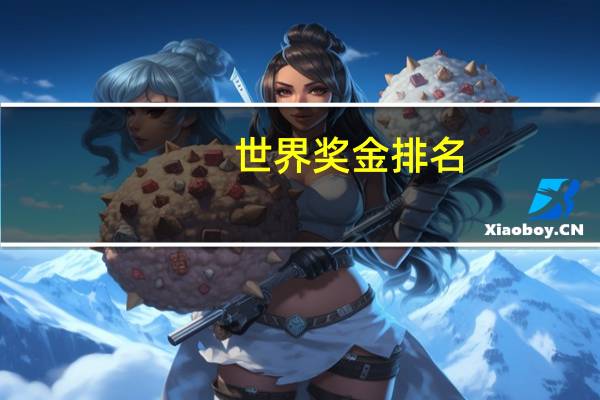 世界奖金排名