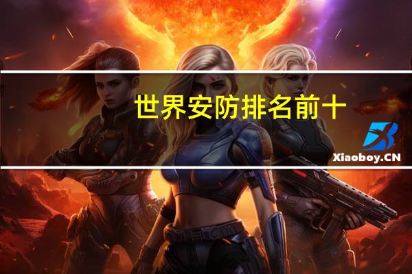 世界安防排名前十