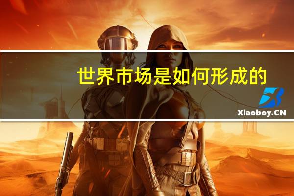 世界市场是如何形成的