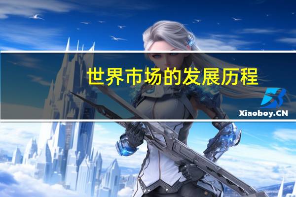 世界市场的发展历程