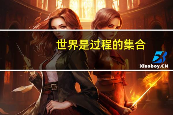 世界是过程的集合