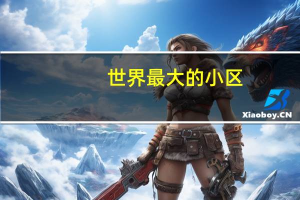 世界最大的小区