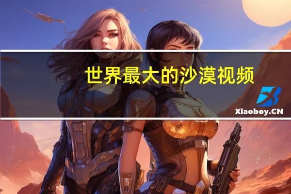 世界最大的沙漠视频