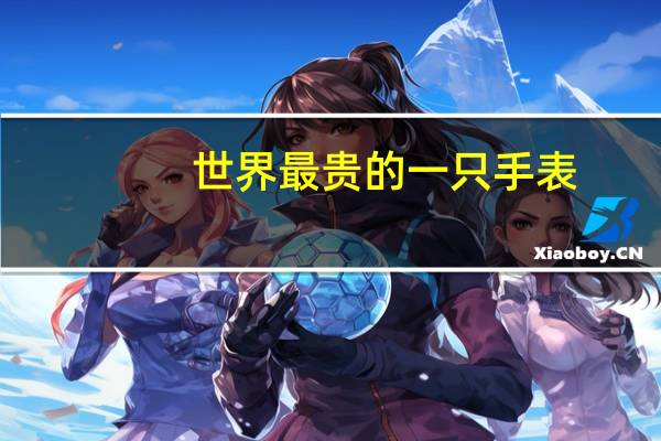 世界最贵的一只手表