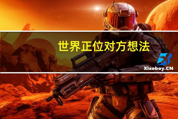 世界正位对方想法