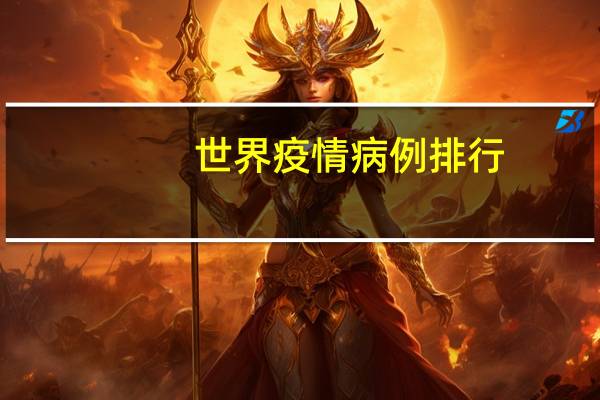 世界疫情病例排行