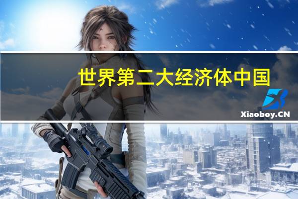世界第二大经济体中国