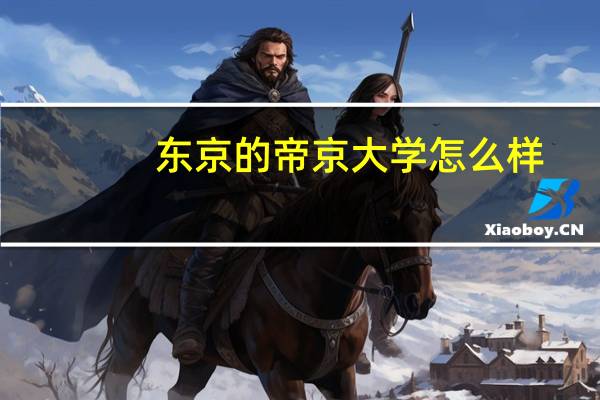 东京的帝京大学怎么样