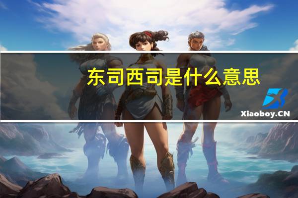 东司西司是什么意思