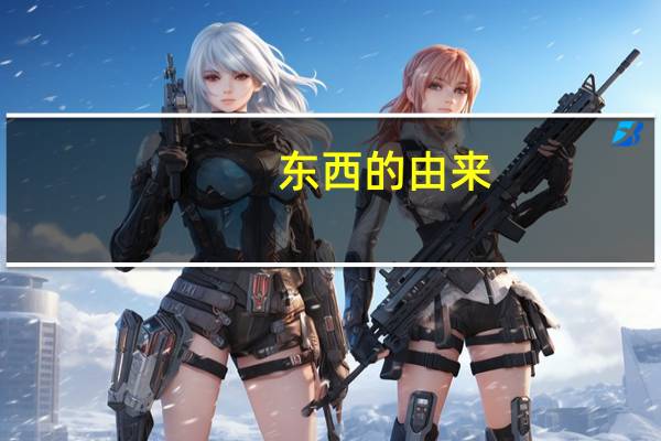 东西的由来