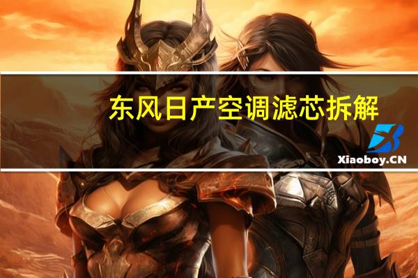 东风日产空调滤芯拆解