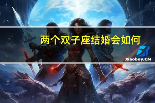 两个双子座结婚会如何