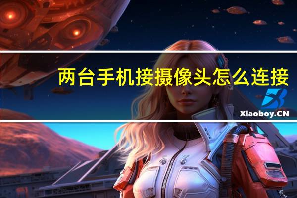 两台手机接摄像头怎么连接