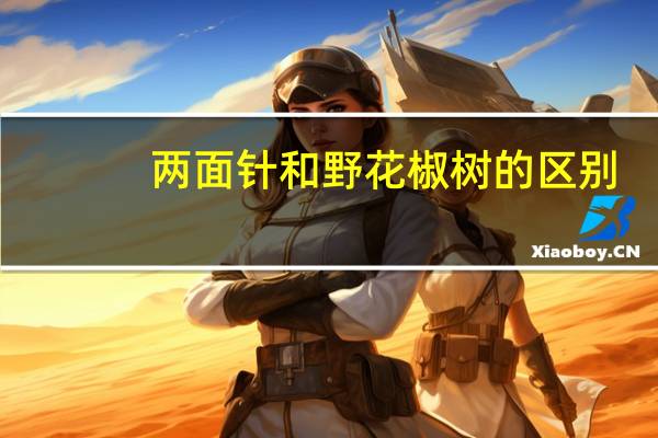 两面针和野花椒树的区别