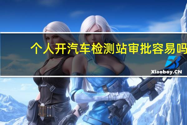 个人开汽车检测站审批容易吗