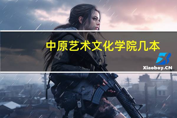 中原艺术文化学院几本