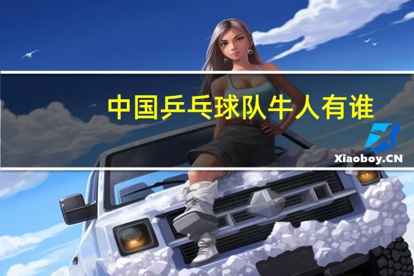 中国乒乓球队牛人有谁