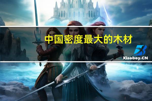 中国密度最大的木材
