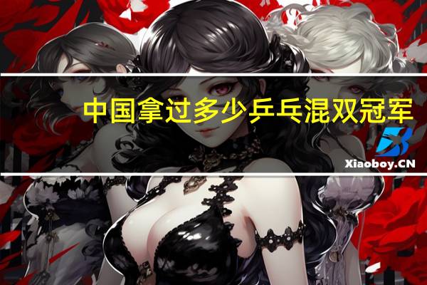 中国拿过多少乒乓混双冠军