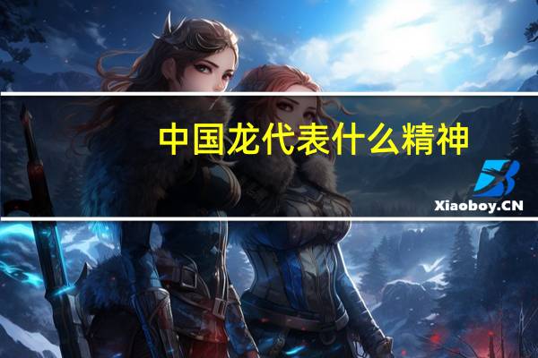 中国龙代表什么精神