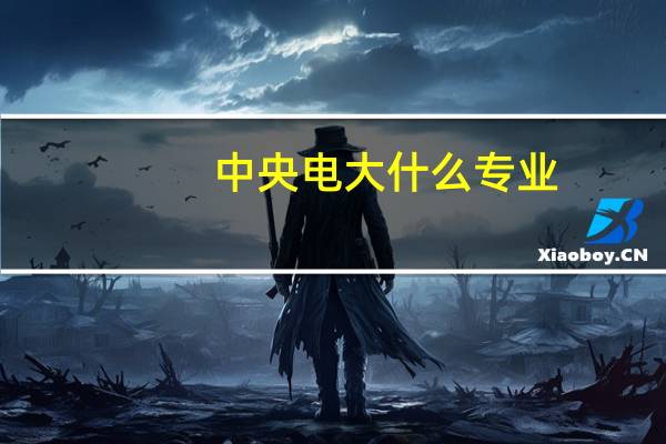 中央电大什么专业
