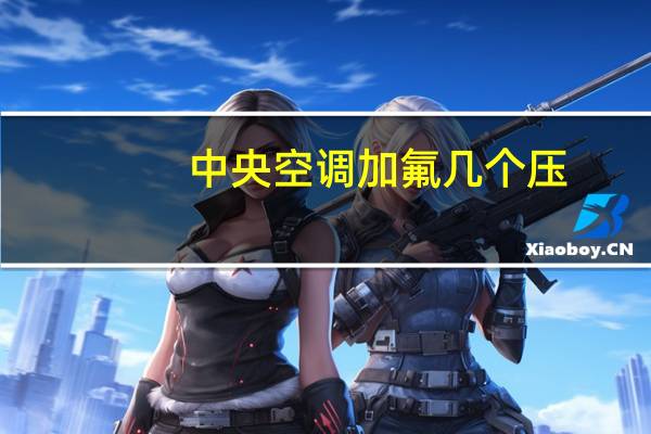 中央空调加氟几个压