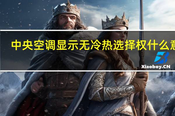 中央空调显示无冷热选择权什么意思