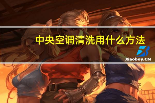 中央空调清洗用什么方法
